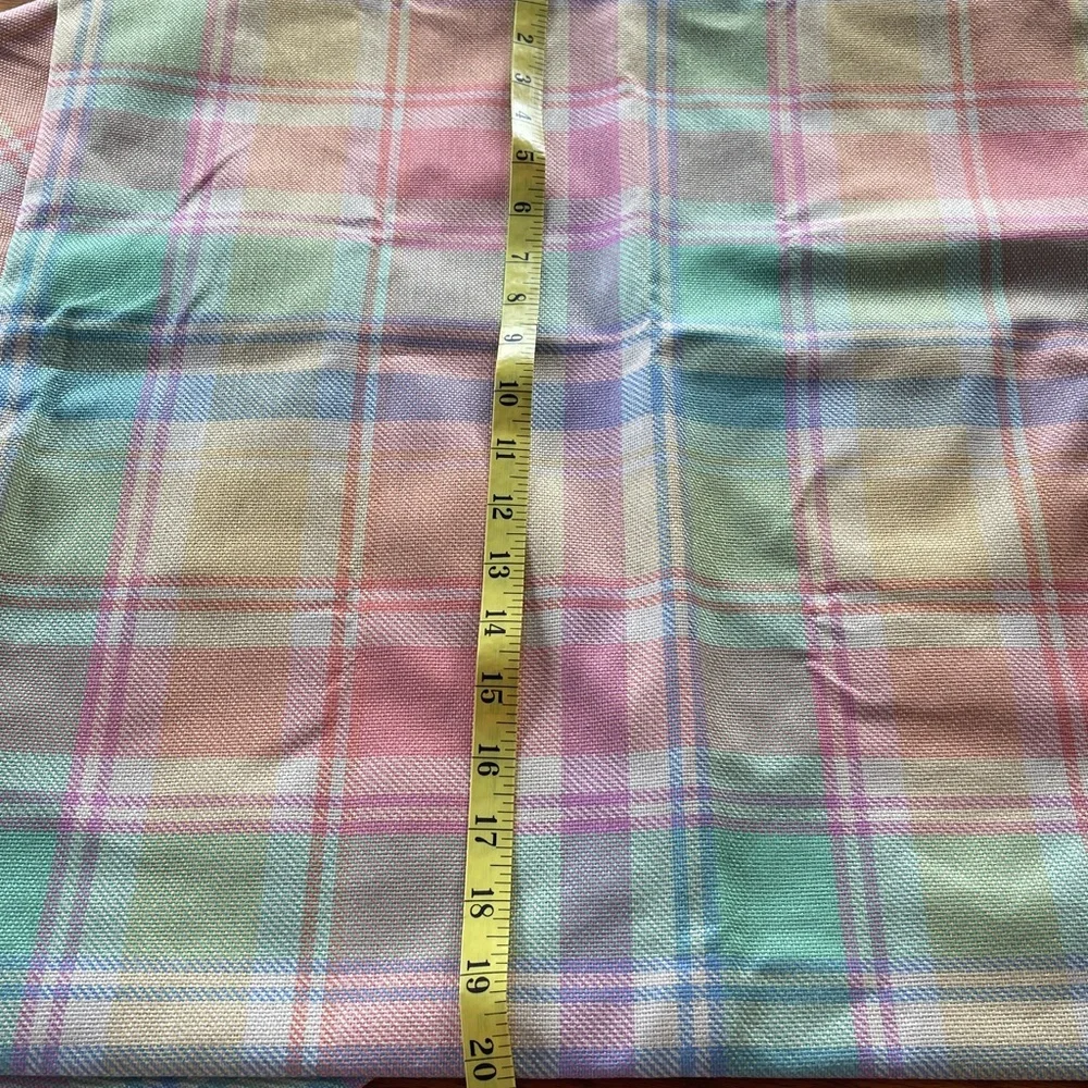 NEW Pastel Plaid Pillow Covers🌺 - Picture 4 of 4